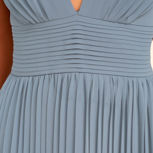 Depths of My Love Dusty Blue Maxi Dress - Picture 5 of 9